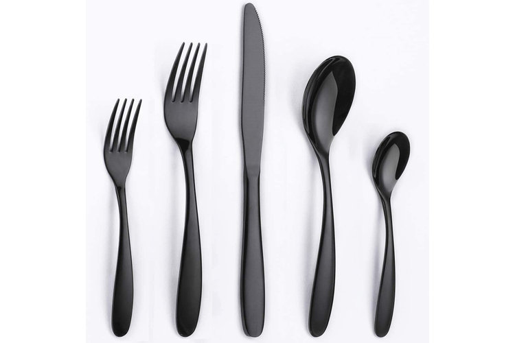 Top 10 Black Flatware Sets & Black Silverware in 2023 Wayfair